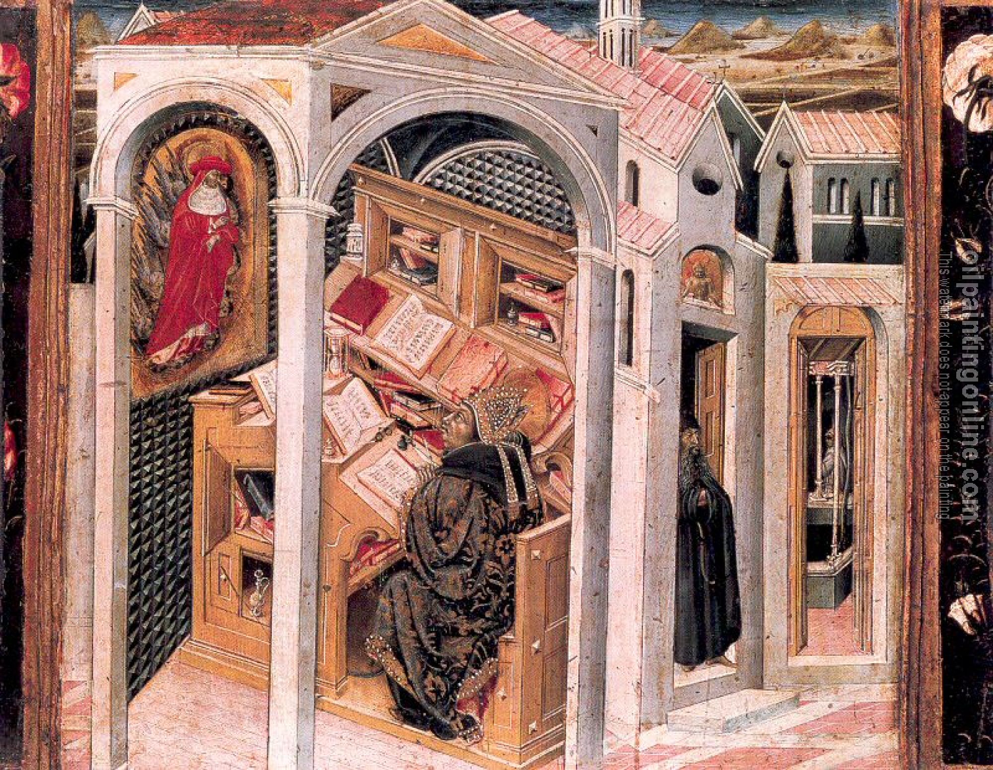 Paolo, Giovanni di - St. Jerome Appearing to St. Augustine